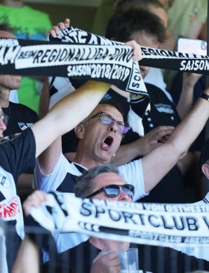 Un club de troisième division Allemande fête sa victoire au marché de noël !
