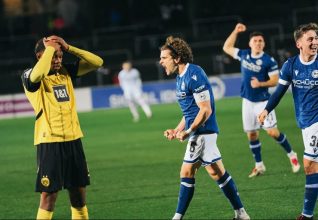 VIDEO : Le BVB II balayé 4-0, les supporters de Bielefeld offrent un show pyrotechnique incroyable !