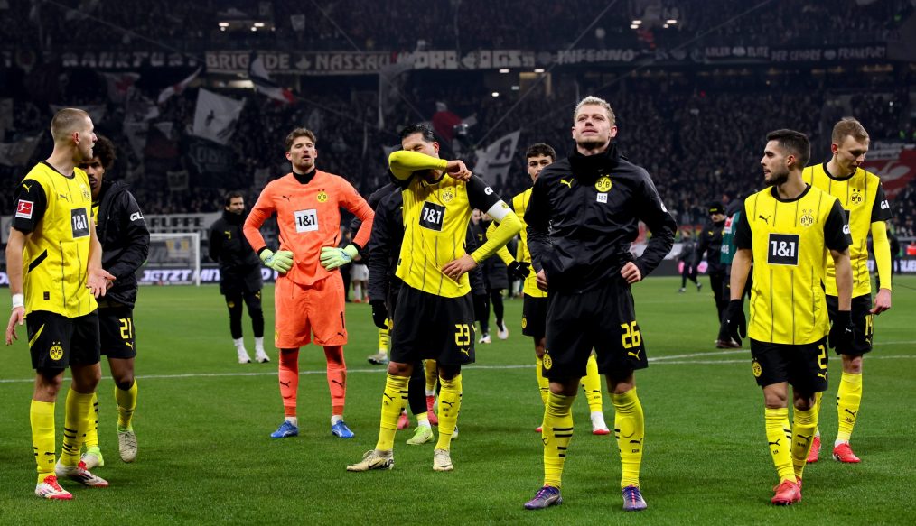 Le Borussia Dortmund frustré sur la pelouse de l’Eintracht Frankfurt !