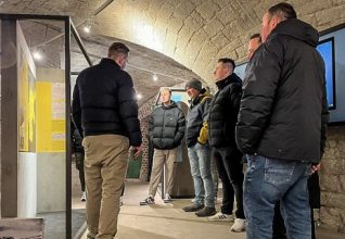 Devoir de mémoire, le SSV Ulm visite un ancien camp nazi