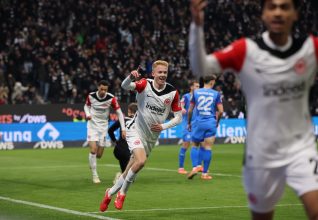 L’Eintracht ne laisse aucune chance à Kiel et s’installe sur le podium !