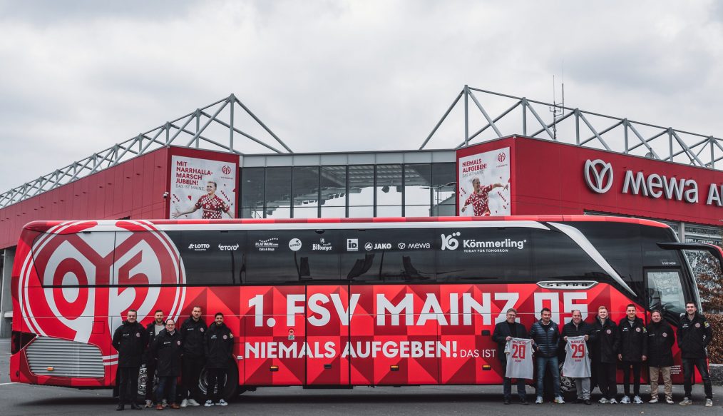 Scandale en Norvège : le bus de Mainz 05 victime de vandalisme avant le barrage d’Europa Conférence !