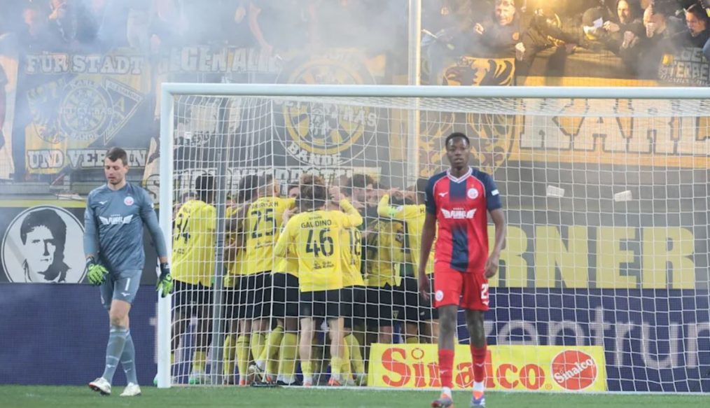 VIDEO : Tifos, Pyroshow et précieuse victoire du TSV Alemannia Aachen face à Rostock !