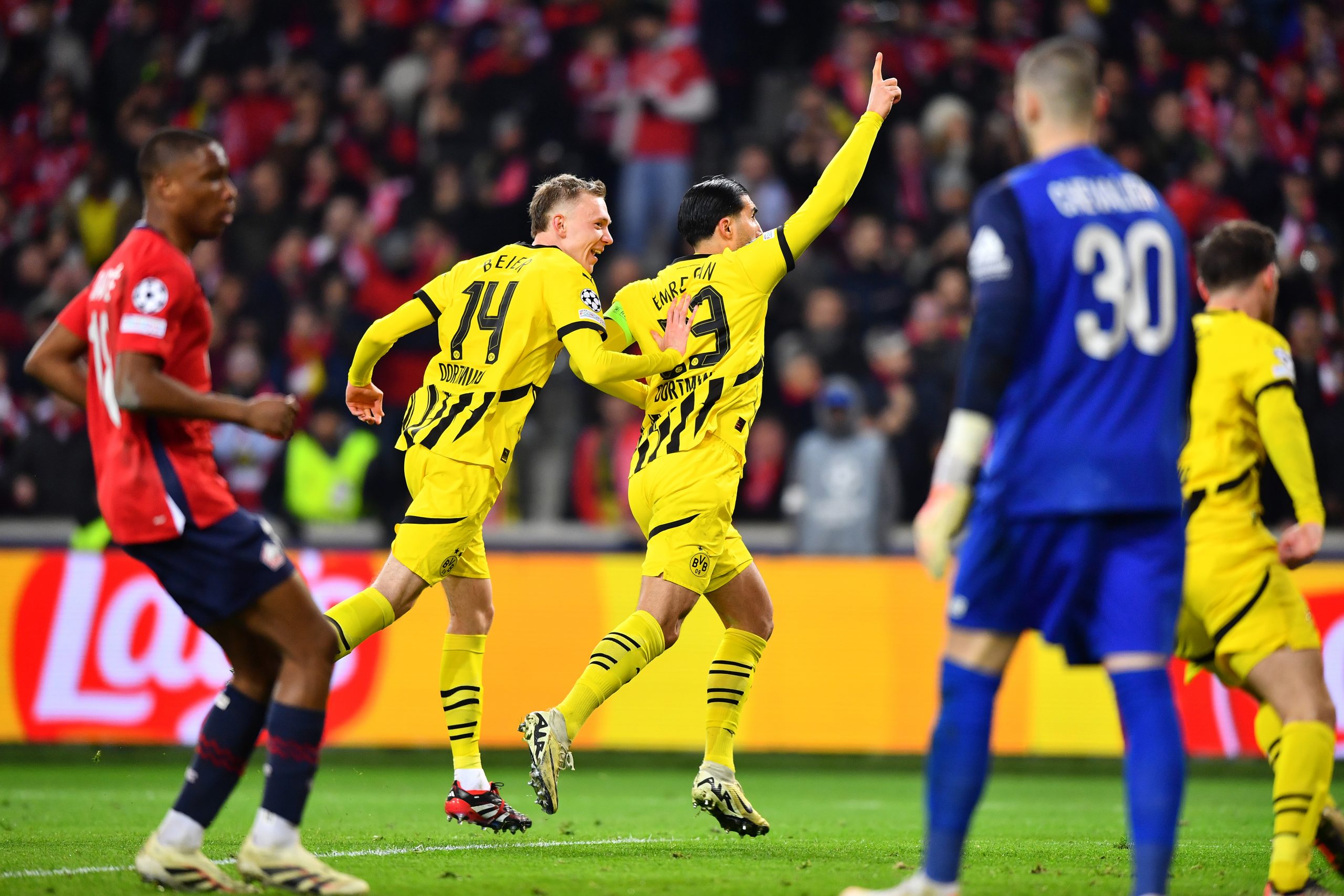 Dortmund renverse Lille et file en quarts de finale !