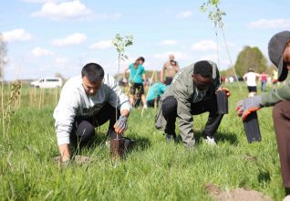 Le FC Augsburg conclut sa « Semaine Verte 2025 » avec une dernière plantation d’arbres !