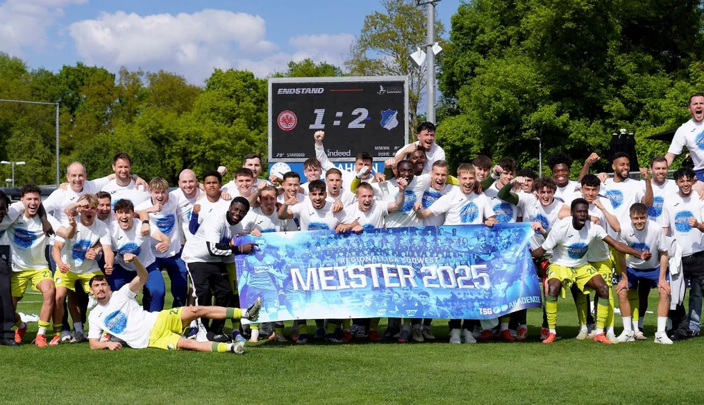 Le TSG Hoffenheim II remporte la Regionalliga Südwest et décroche la montée en 3. Liga !