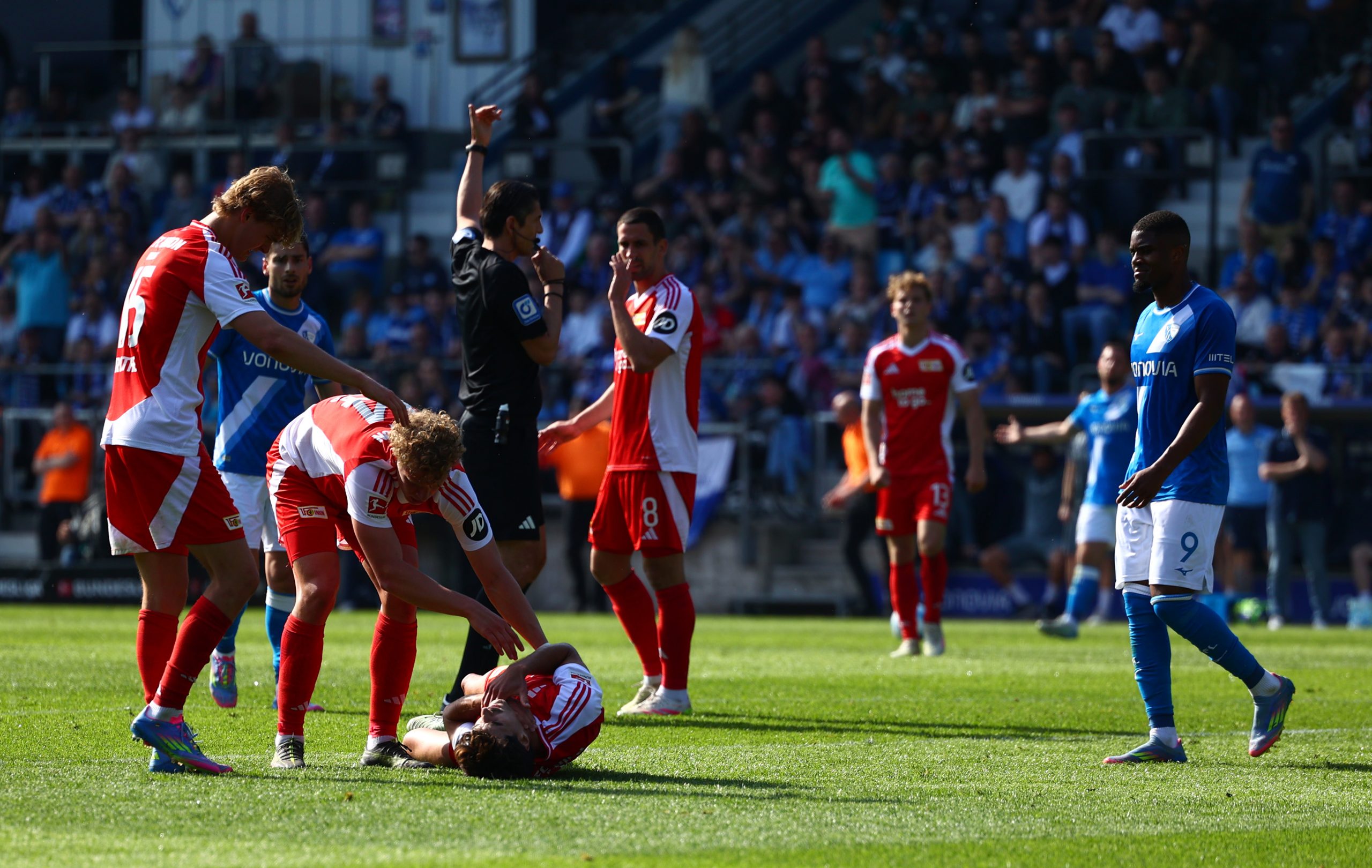 Inquiétude pour l&rsquo;Union Berlin : Diogo Leite évacué sur civière après un choc au cou !