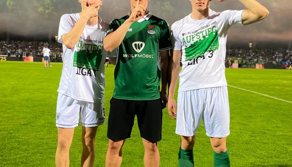 Le 1.FC Schweinfurt 05 prolonge trois de ses jeunes espoirs avant son retour en 3. Liga
