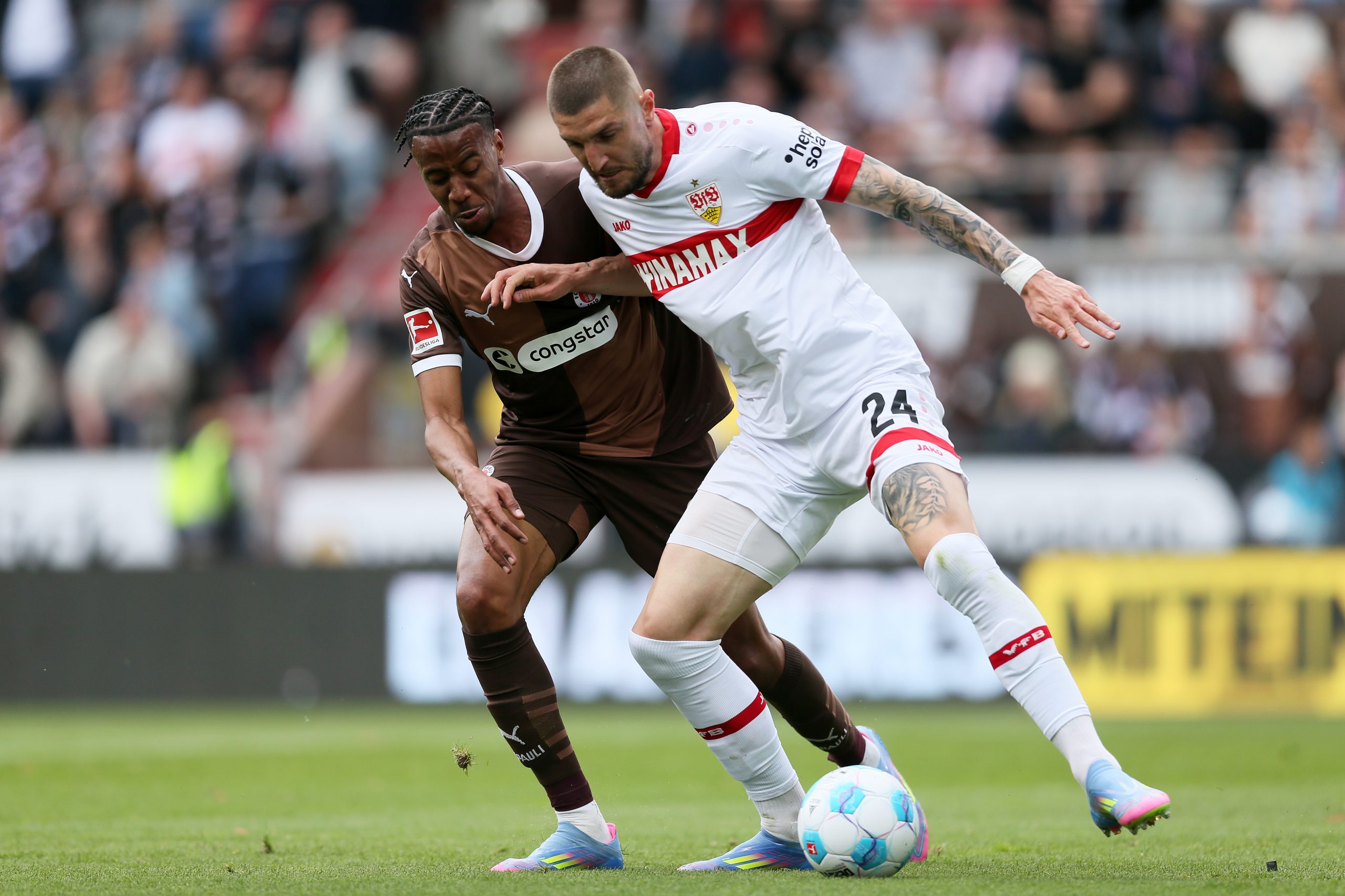 Sankt Pauli aurait pu se maintenir officiellement aujourd’hui.. mais le VfB Stuttgart s’impose sur le fil !