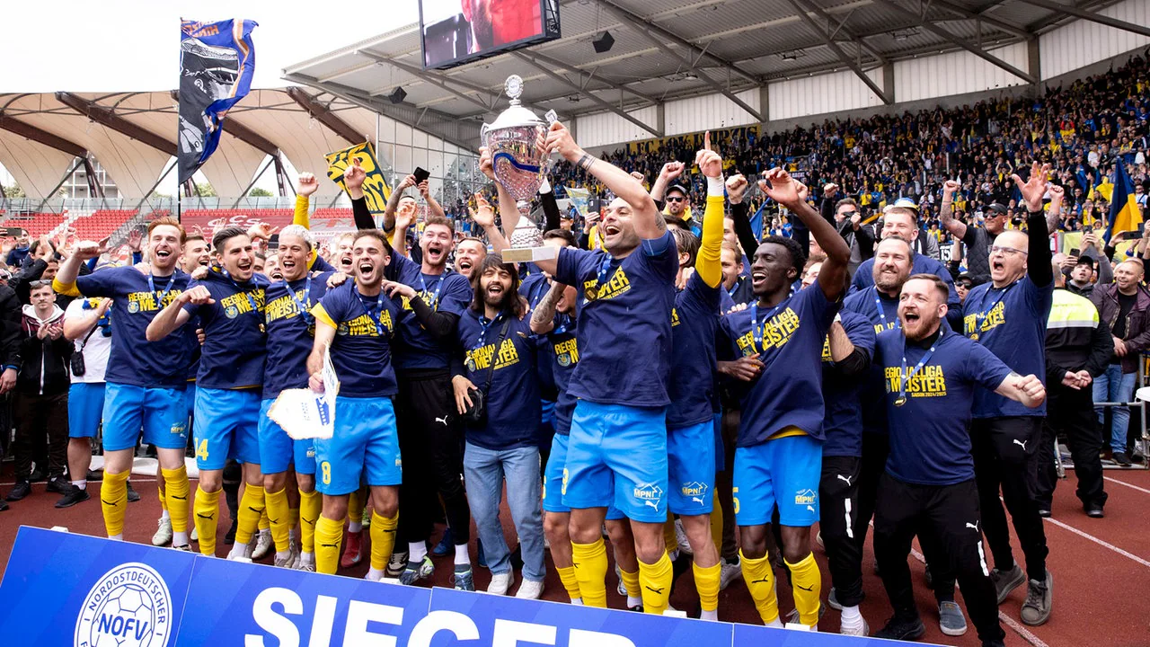 Le Lokomotive Leipzig sacré champion : un collectif animé par le rêve de montée !