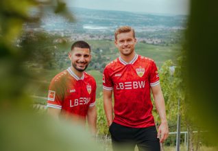 Le VfB Stuttgart dévoile un maillot rouge audacieux inspiré des vignes locales !