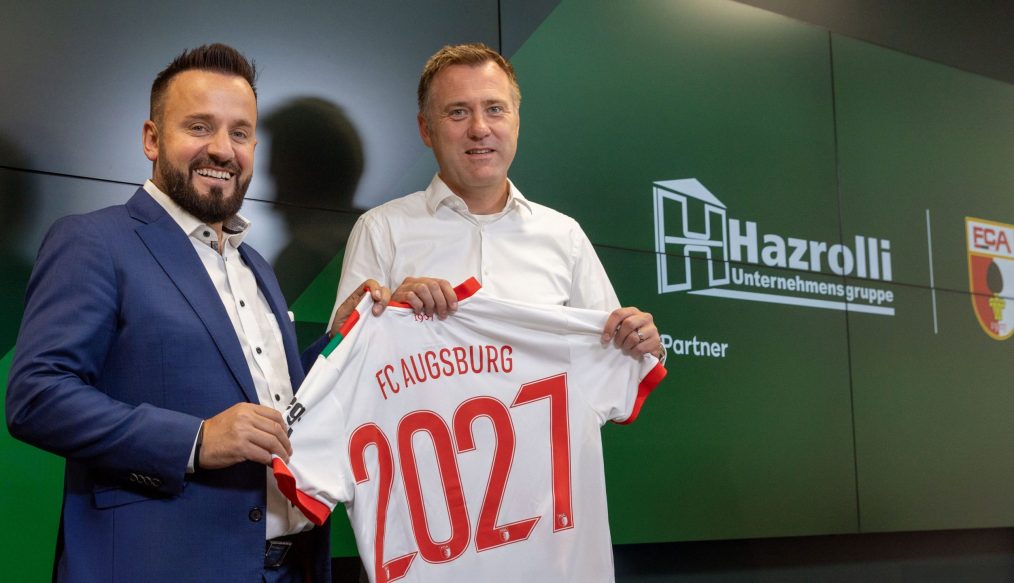 Le FC Augsburg prolonge son partenariat avec le groupe Hazrolli !