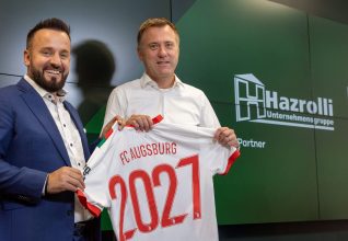 Le FC Augsburg prolonge son partenariat avec le groupe Hazrolli !