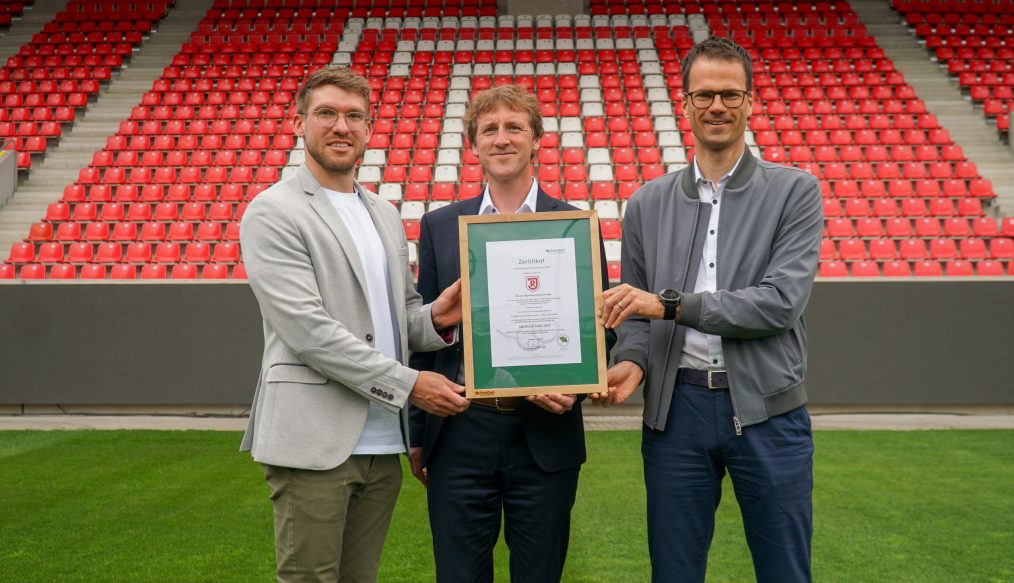 Le SSV Jahn Regensburg certifié ISO 14001 pour son engagement environnemental !