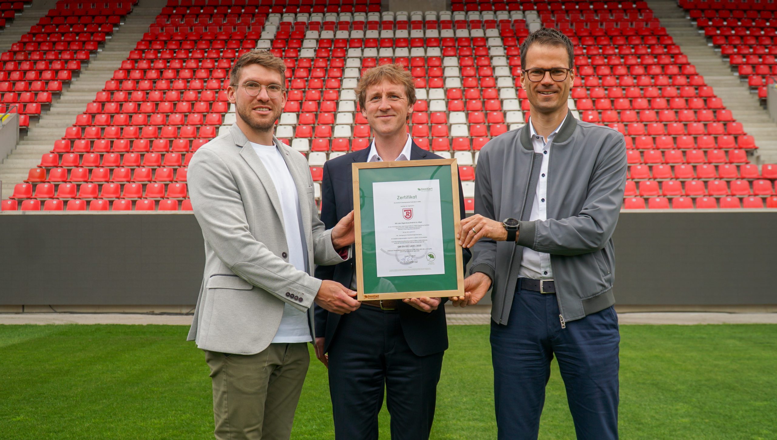 Le SSV Jahn Regensburg certifié ISO 14001 pour son engagement environnemental !