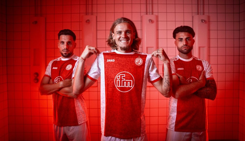 Entre identité locale et street-art : le nouveau maillot domicile du Rot-Weiss Essen dévoilé !
