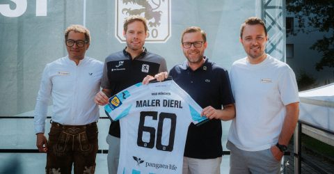 Maler Dierl prolonge son partenariat avec le TSV 1860 München !