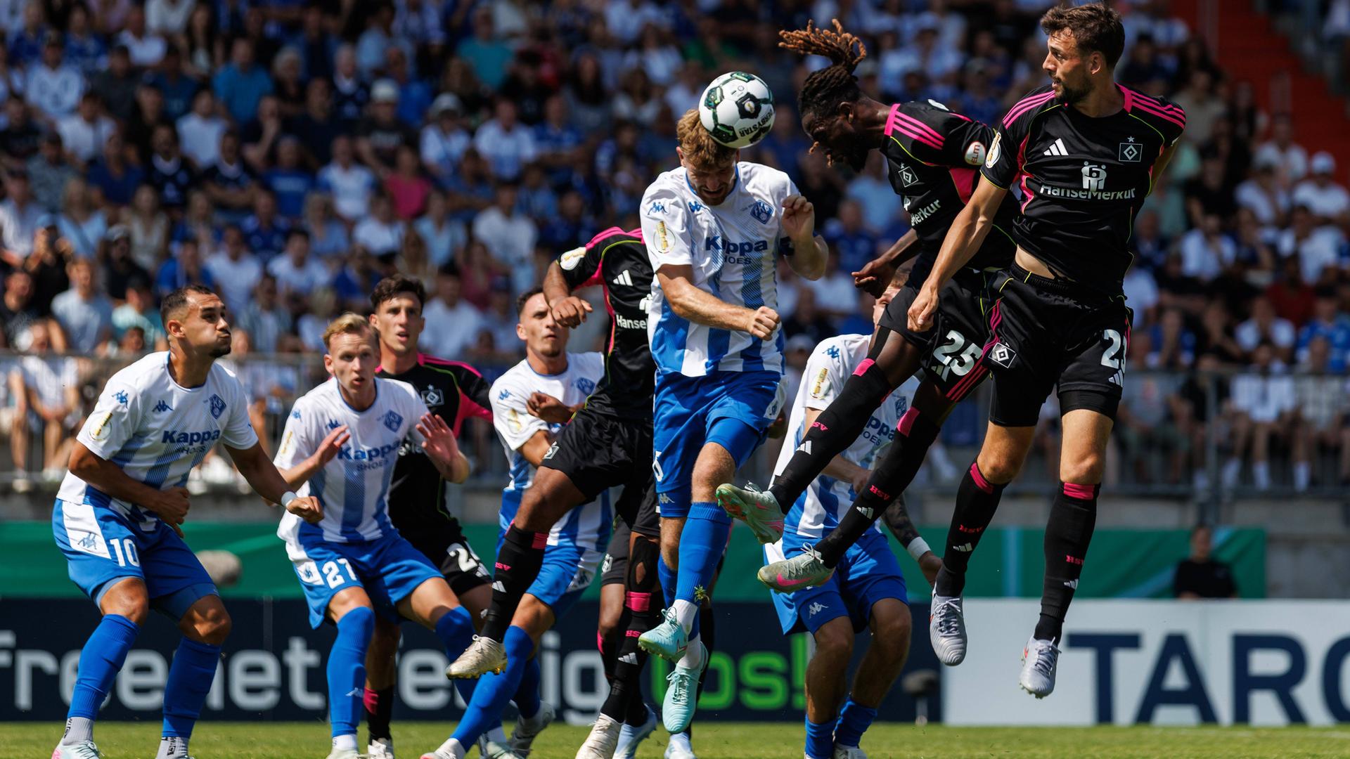 Le HSV a frôlé la catastrophe à Pirmasens mais passe grâce à Ramos et Königsdörffer !