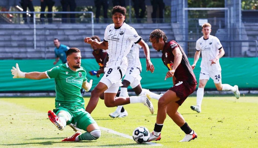 Leipzig a souffert mais a fini par dompter Sandhausen : Banzuzi et Diomande sauvent le RB