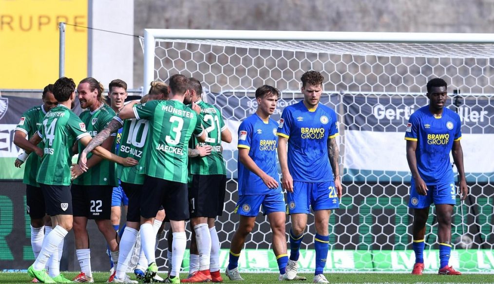 L’Eintracht Braunschweig, sans réponse, s’incline face à l’efficacité de Münster