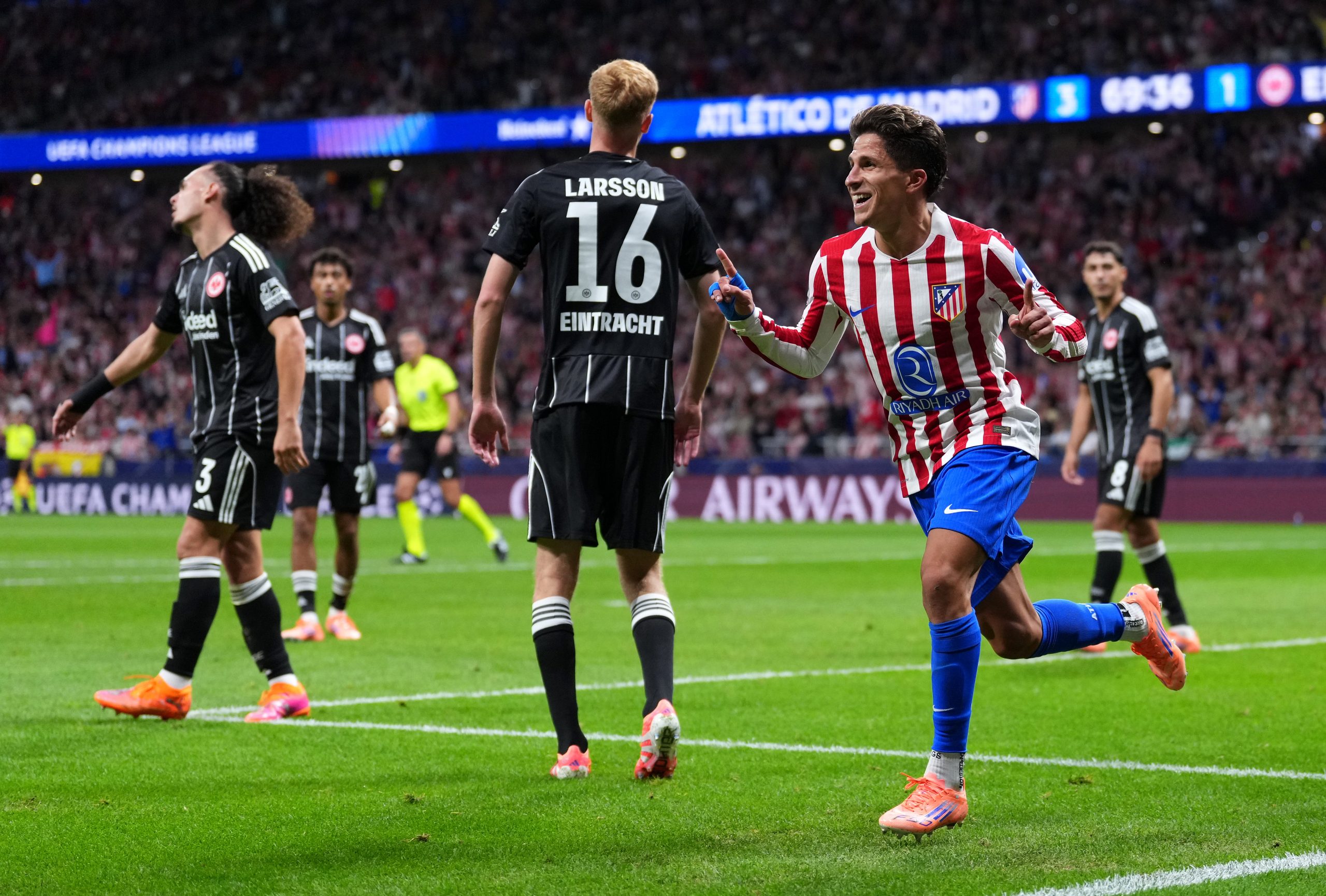 L’Atlético surclasse l’Eintracht Frankfurt dans un récital offensif