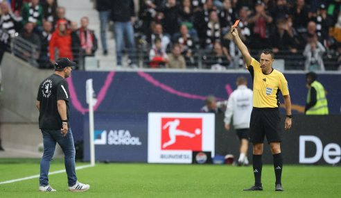 La DFB sanctionne Steffen Baumgart après son carton rouge face à Frankfurt !