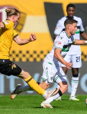 Le Dynamo Dresden s’impose à dix contre onze et fait tomber Hannover !