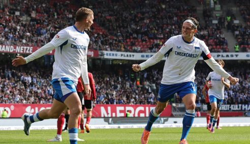 Le Hertha BSC s’impose face à un 1.FC Nürnberg en crise