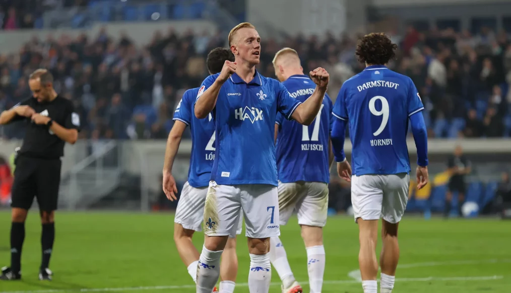 Darmstadt bat le Dynamo Dresden et conserve la tête de la 2.Bundesliga !