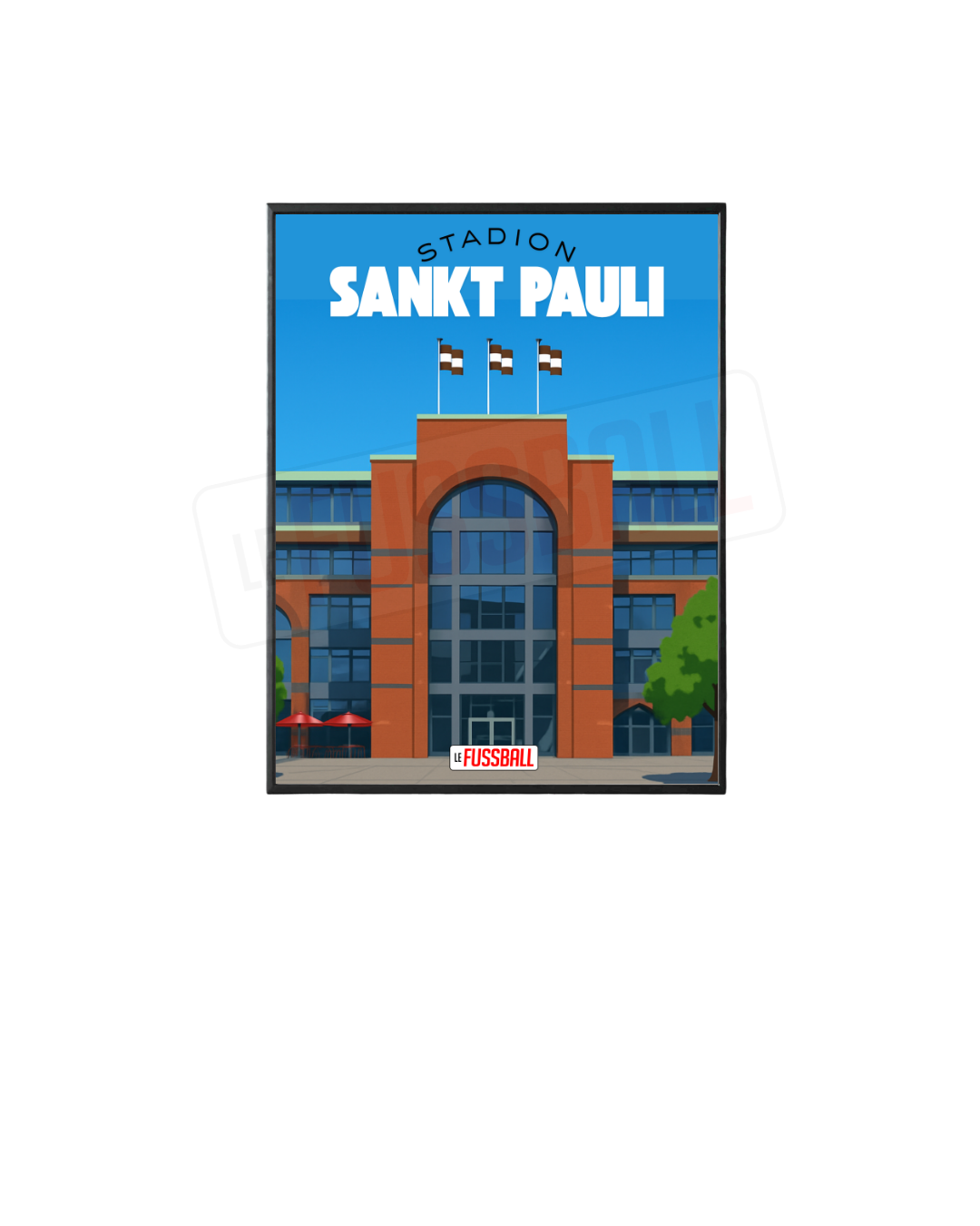 Affiche Le Fussball – Stadion Sankt Pauli – Image 2