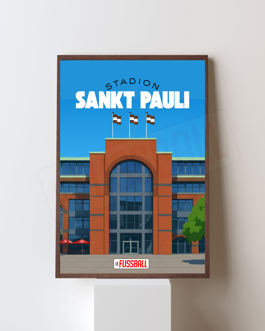Affiche Le Fussball – Stadion Sankt Pauli