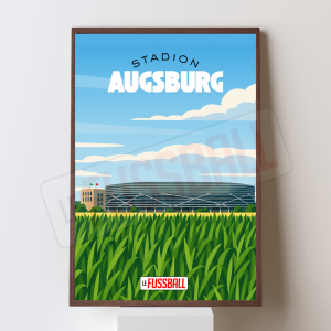 Affiche Le Fussball – Stadion Augsburg