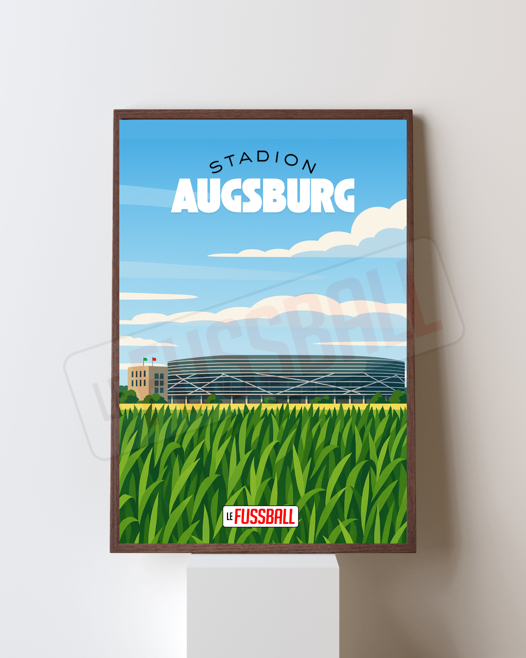 Affiche Le Fussball – Stadion Augsburg
