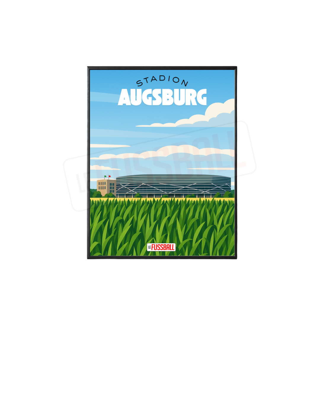 Affiche Le Fussball – Stadion Augsburg – Image 2
