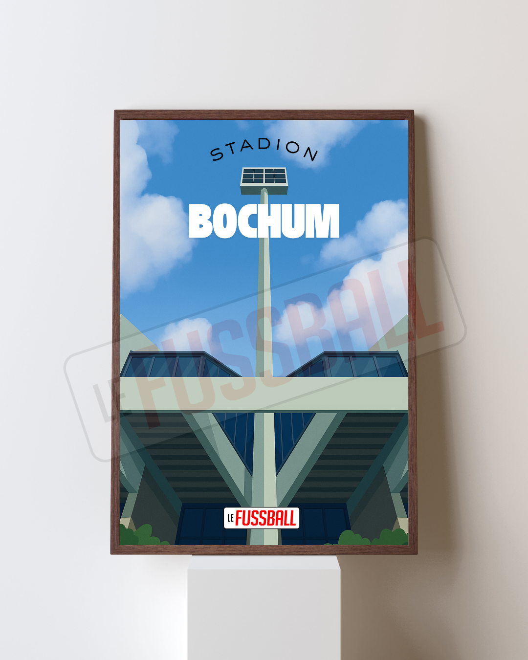 Affiche Le Fussball – Stadion Bochum