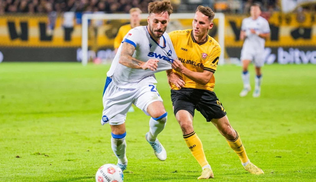 Alerte match fou ! Dresden arrache le nul dans le temps additionnel contre Karlsruhe !
