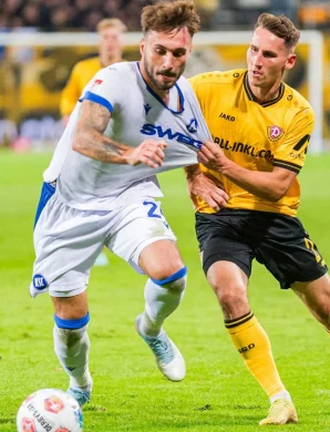 Alerte match fou ! Dresden arrache le nul dans le temps additionnel contre Karlsruhe !