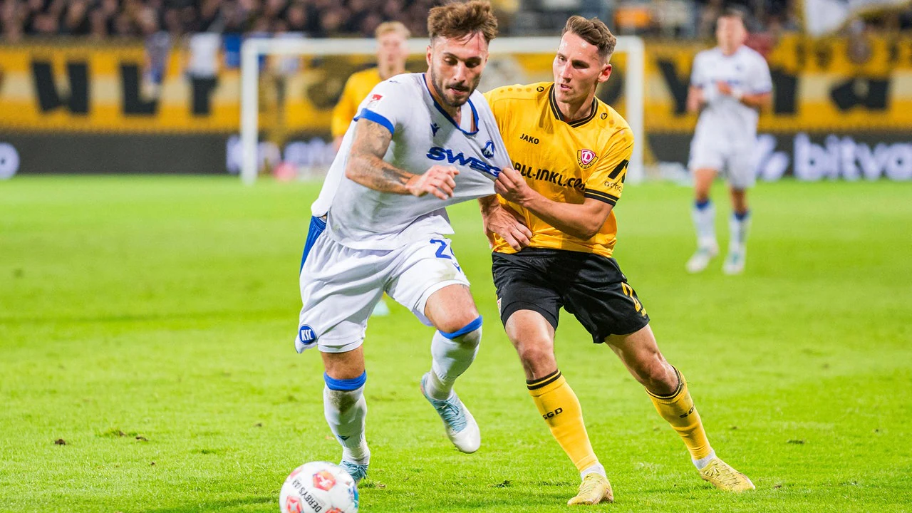 Alerte match fou ! Dresden arrache le nul dans le temps additionnel contre Karlsruhe !