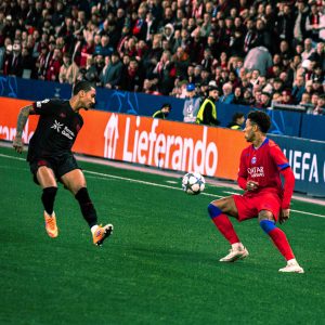 Duel Franco-Allemand – photographie football professionnel
