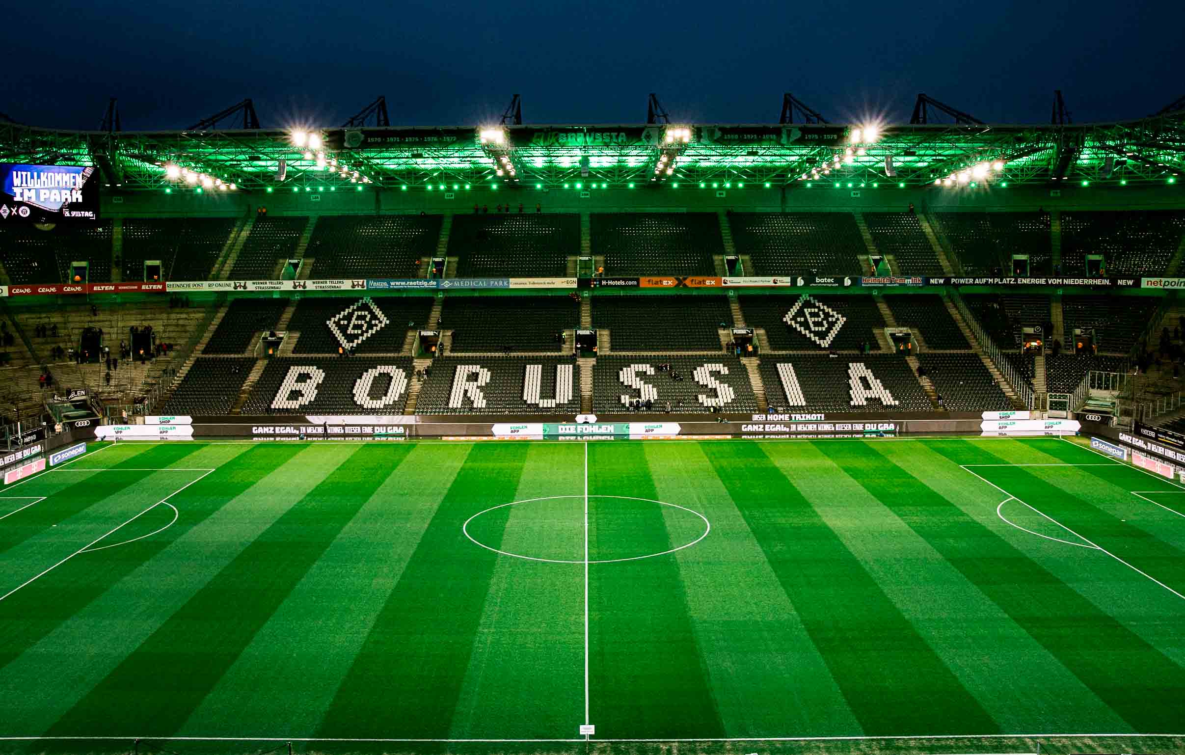 Stade vert – photographie football professionnel