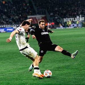 Duel – photographie football professionnel