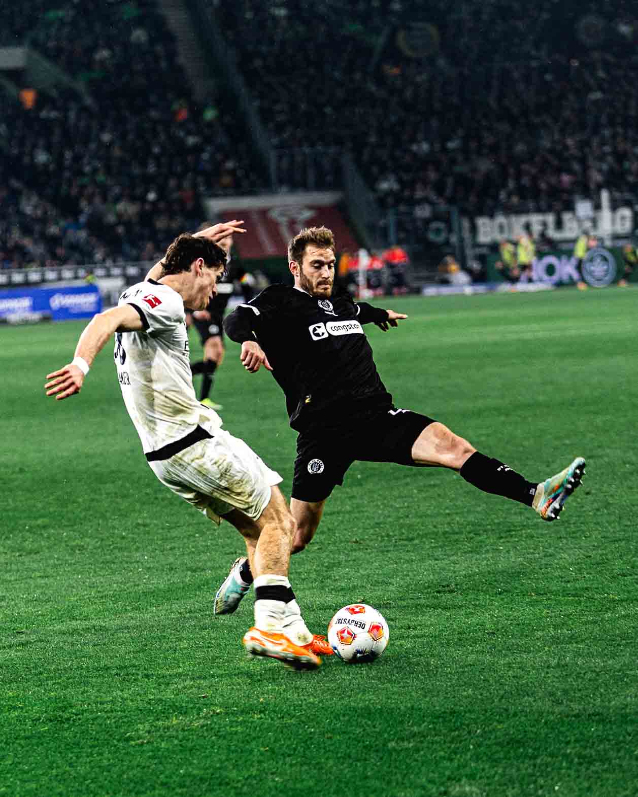 Duel – photographie football professionnel