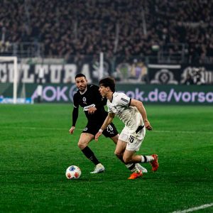 À pleine vitesse – photographie football professionnel
