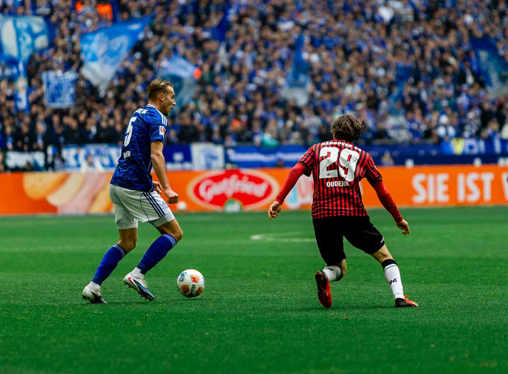 Anticipation – photographie football professionnel