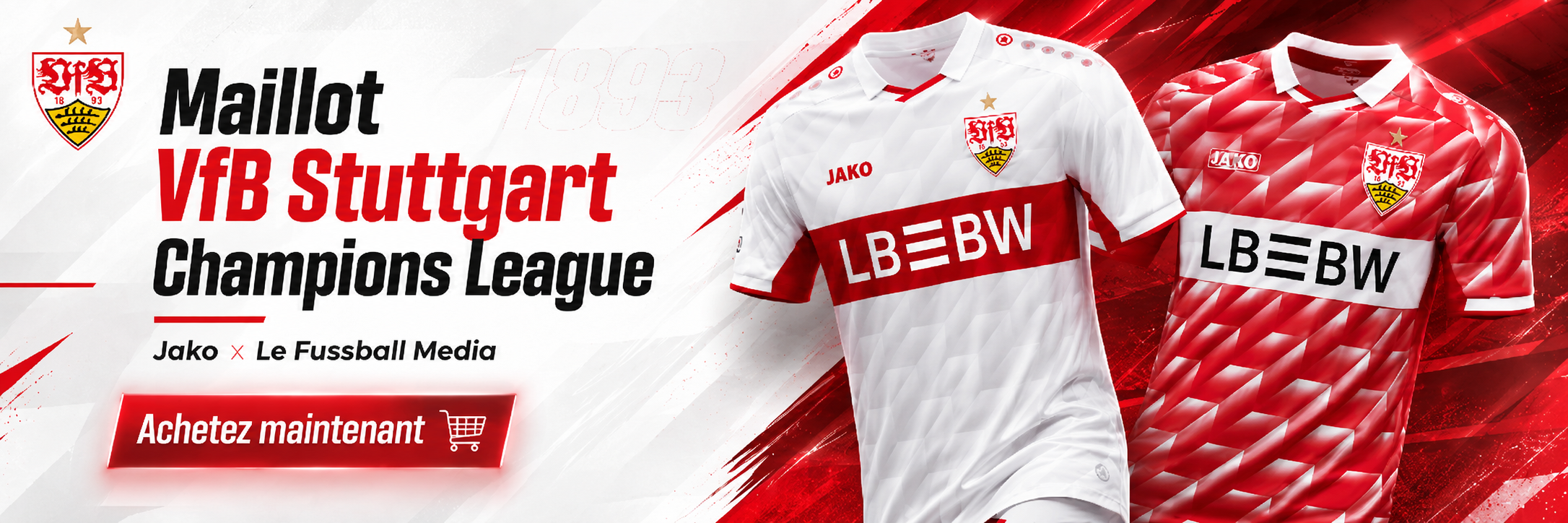 Maillot VfB Stuttgart Champions League