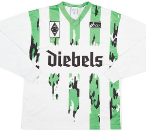 1994-95 Borussia Monchengladbach L/S Home Shirt - 9/10 - (XS)