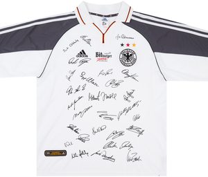 2000-02 Germany 'Squad Signed' Home Shirt - 8/10 - (L)
