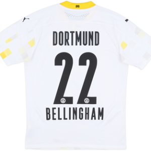 2020-21 Borussia Dortmund Authentic Away Cup Shirt Bellingham #22 - 8/10 - (M)