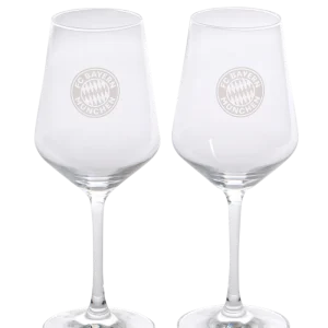FC Bayern Verres à vin, lot de 2, 0,35 l